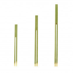 Pique bambou double large "Langaku kushi" Par 100 unités H: 10 cm x P: 1,85 g