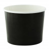 Pot carton noir chaud et froid Par 50 unités L: 9 cm x l: 7,5 cm x H: 7 cm x P: 6,46 g