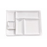 Assiette carrée blanche en pulpe "BioNChic" Par 300 unités L: 6,5 cm x l: 6,5 cm x P: 2,9 g
