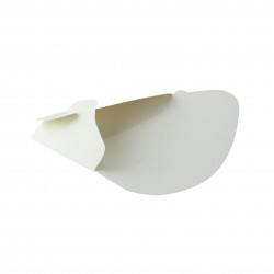 Pochette crêpe triangulaire en carton blanc Par 50 unités L: 14,5 cm x l: 6,5 cm x H: 18,5 cm x P: 11 g