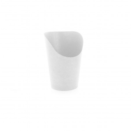 Pot wrap carton blanc Par 50 unités L: 8 cm x l: 6 cm x H: 11,7 cm x P: 8 g