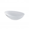 Bol ovale blanc en pulpe "BioNchic" Par 125 unités L: 22,5 cm x l: 13,5 cm x H: 5,5 cm x P: 21 g