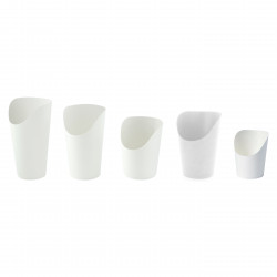 Pot wrap carton blanc Par 50 unités L: 8 cm x l: 6 cm x H: 11,7 cm x P: 8 g