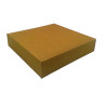 Boîte pâtissière carton kraft brun Par 50 unités L: 32 cm x l: 32 cm x H: 5 cm x P: 110 g