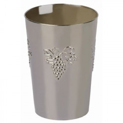 Verre plastique argent pour le vin