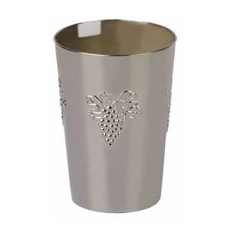 Verre plastique argent pour le vin