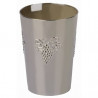 Verre plastique argent pour le vin