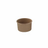 Pot carton kraft brun chaud et froid Par 50 unités L: 8 cm x l: 6,8 cm x H: 4,4 cm x P: 5 g