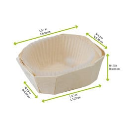 Moule De Cuisson Bois Rond Par 300 unités L: 5 cm