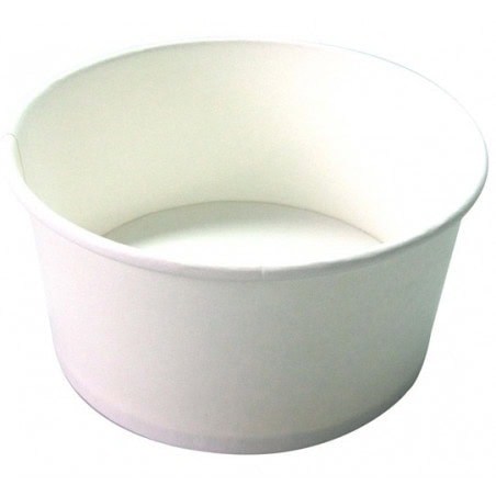 Pot à salade en carton blanc 750 ml Pot à salade en carton blanc 750 ml