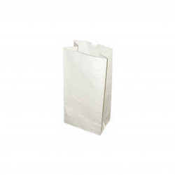 Sac Sos Papier Blanc Recyclé Par 500 unités L: 18 cm l: 11 cm H: 35 cm