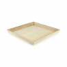 Plateau Repas Bois Carré "Noa" Par 10 unités L: 31 cm l: 31 cm H: 4 cm