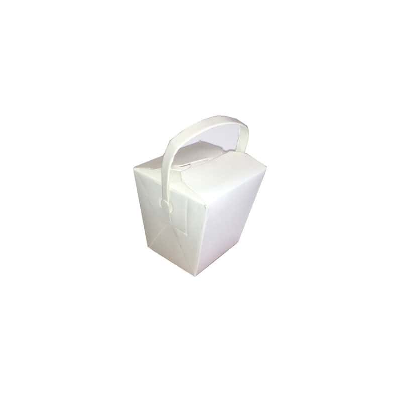 Petite boîte carrée blanche 450 ml la mini pasta box