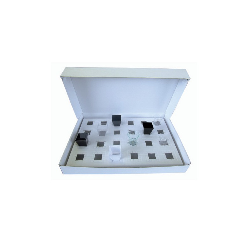 Boîte plateau lunch carton blanc 42 x 29 x 6 cm - 25 unités