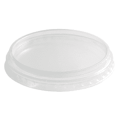 Couvercle Plastique Transparent Plat Par 1000 unités L: 9,5 cm H: 1,5 cm