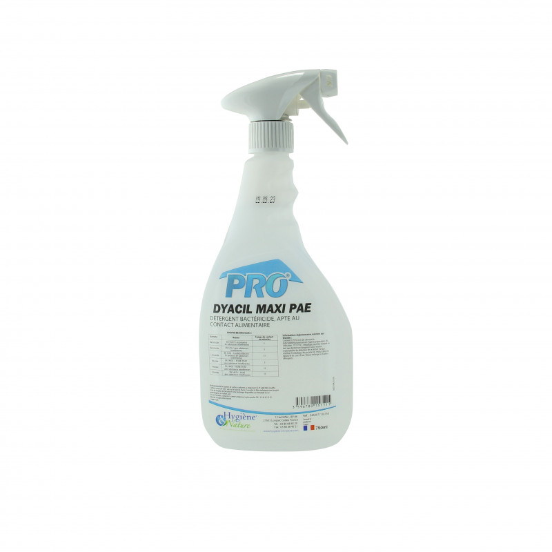 Spray Detergent Bactericide Par 12 unités L: 12 cm l: 3 cm H: 29 cm