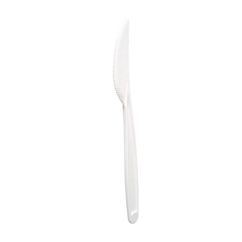 Couteau Pla Blanc Par 24 unités H: 18 cm