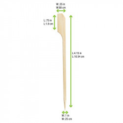 Pique en bambou TEPPO GUSHI 10 cm