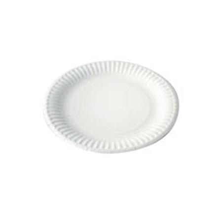 Lot De 8 Assiettes Jetables Biodégradables En Carton De 18 Cm De