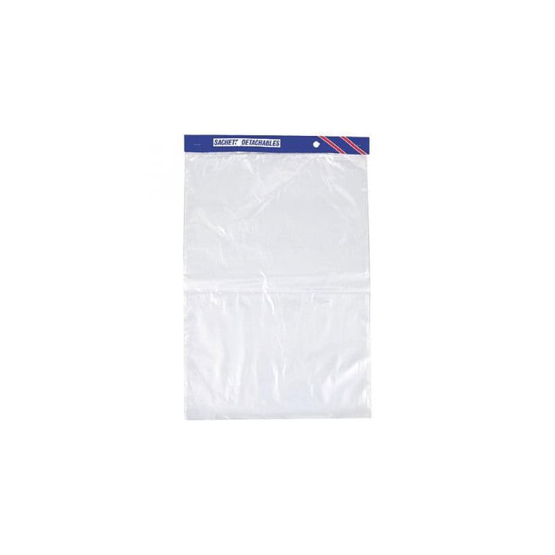 Sachet plastique liassé transparent haute brillance