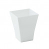 Verrine pyramidale plastique PS blanche “Taïti” 60 ml 4,5 x 4,5 x 5,5 cm x 30 unités