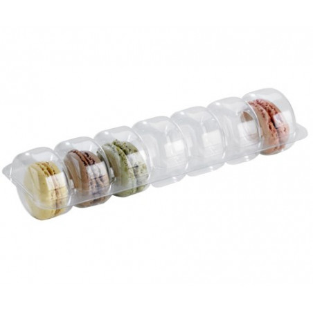 Insert plastique 7 macarons Insert plastique 7 macarons