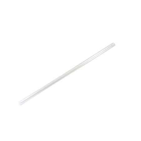 Paille droite en plastique transparent Paille droite en plastique transparent