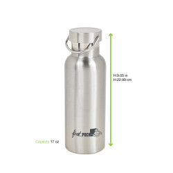 Noxbottle bouteille Ã  eau inox double paroi isotherme avec bouchon 500ml x12pcs