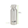Noxbottle bouteille Ã  eau inox double paroi isotherme avec bouchon 500ml x12pcs