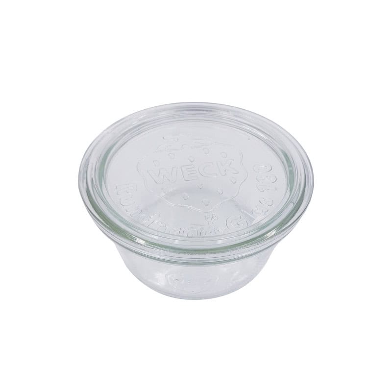 Bocal verre weck avec couvercle en verre 290ml  110x58mm - x6pcs