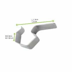 Clip inox pour bocal weck 3x1,5x0,1mm - x12pcs