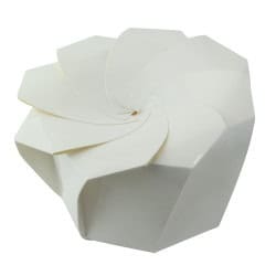 Boite Carton Blanc Refermable Pliage Origami x100pcs