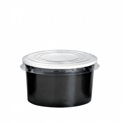 Pot en carton noir 270 ml