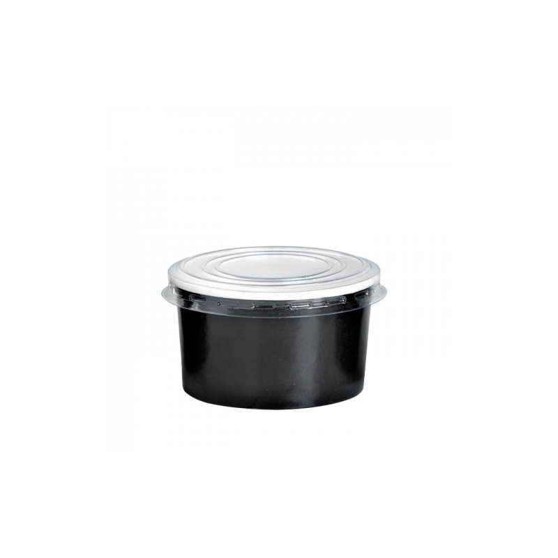 Pot en carton noir 270 ml