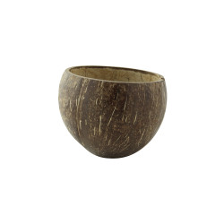 Bol noix de coco naturel  - 400 ml - 9 cm x 6 cm x 8 cm.