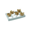 Plateau Cuisson En Papier Alvéolé Avec 12 Trous De 4,8 Cm - 28.7 cm x 19.2 cm x 3 cm - 100 unités