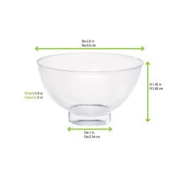 Mini Coupelle Plastique Ps Transparente "Milo" - 90 ml 3.4 cm - 20 unités