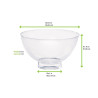 Mini Coupelle Plastique Ps Transparente "Milo" - 90 ml 3.4 cm - 20 unités