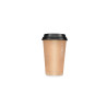 Gobelet Carton Double Paroi Kraft Avec Pla  - 120 ml - 6.2 cm x 4.6 cm x 6 cm - 25 unités