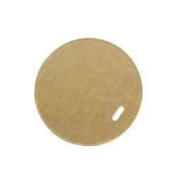 Couvercle Carton Kraft Chaud Et Froid  - 8 cm x 1 cm - 50 unités