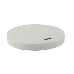 Couvercle Carton Blanc Chaud Et Froid  - 9 cm x 1 cm - 50 unités