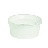 Saladier Rond En Carton Blanc "Buckaty"  - 750 ml - 14.5 cm x 12.5 cm x 6.8 cm - 50 unités