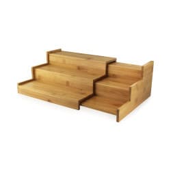Support bambou retractable - 26,5 cm x 23,2 cm x 12 cm - 2 unités