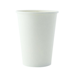 Gobelet carton blanc "AirCup"  - 9 cm x 6 cm x 13,6 cm - 50 unités