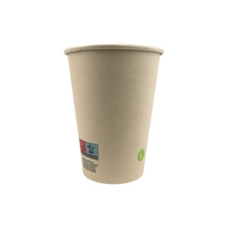 Gobelet en fibres de bambou avec laminage PE- 350 ml - 9 cm x 6 cm x 11 cm. Gobelet en fibres de bambou avec laminage PE- 350 ml - 9 cm x 6 cm x 11 cm.