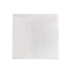 Serviette micropoint blanche 2 plis- 38 cm x 38 cm - 40 unités