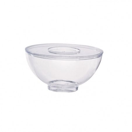 Mise en bouche bol plastique transparent sauce