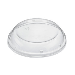 Couvercle dôme transparent en plastique PS Ø150mm H25 mm, 500pcs