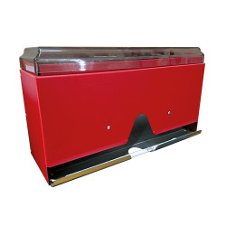 Distributeur de paille rouge  230x130, H180 mm, 1pcs