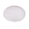 Grille à pizza ronde aluminium à fond ajouré Ø305mm H4 mm, 12pcs